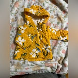 Yellow Quilted Jacket